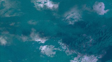 Metin için yeri olan boya lekeleriyle soyut arkaplan