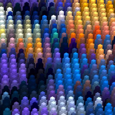 3 boyutlu illüstrasyon. Web modern fon. Renkli desen. Soyut geometrik şekiller. arkaplan.