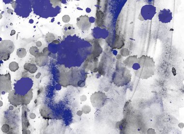 Kağıt üzerinde suluboya boyama. Sıçrayan boya. El yapımı doku. 2d illüstrasyon.