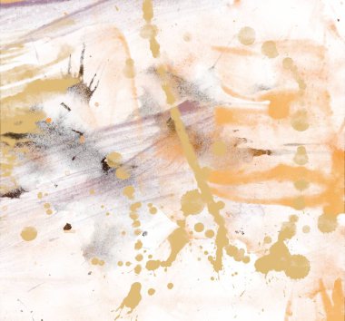 Metin için yeri olan boya lekeleriyle soyut arkaplan