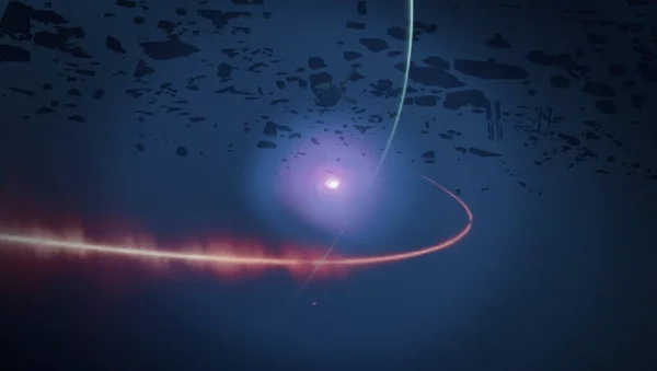 Illüstrasyon Gerçekçi Yıldız Deseni Arka Planı Derin Yıldızlararası Uzay Parlak — Stok fotoğraf