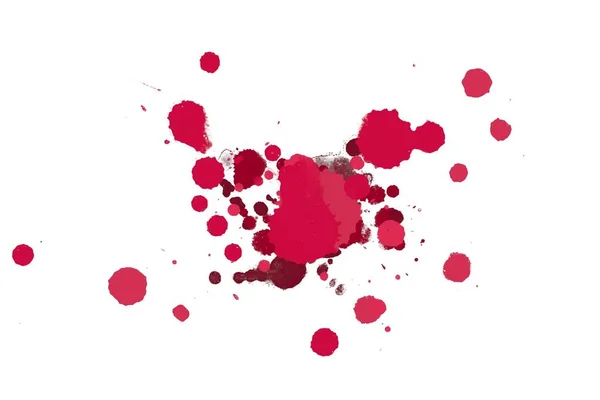 Illusztráció Színes Tinta Fröccsenés Paint Splatters Fényes Anyagból Több Színű — Stock Fotó