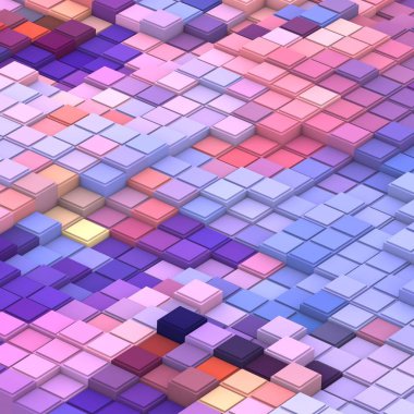 3 boyutlu illüstrasyon. Web modern fon. Renkli desen. Soyut geometrik şekiller. arkaplan.