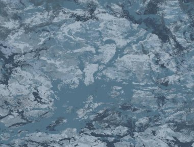 Buzulun dokusu detaylı olarak incelenecek. Gerçekçi buz kalıbı yapısı