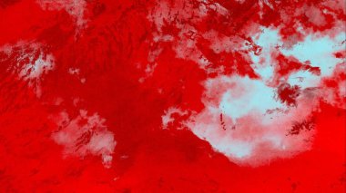 Metin için yeri olan boya lekeleriyle soyut arkaplan