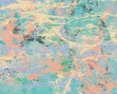 metin için alan ile arka planda soyut renkli lekeler