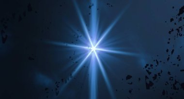 parlaklık ile renkli soyut gökyüzü arka plan