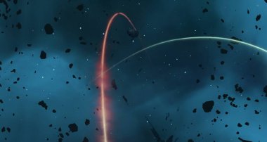 soyut renkli kozmik alan arkaplanı