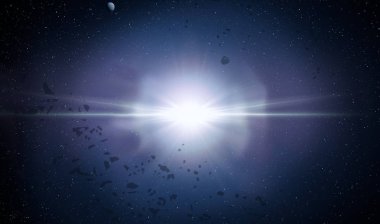 soyut renkli kozmik alan arkaplanı