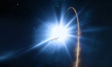 Soyut alan koyu arka plan  