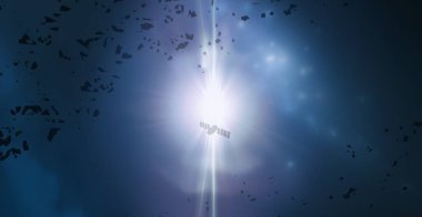 yıldız ile güzel kozmos astronomi arka plan