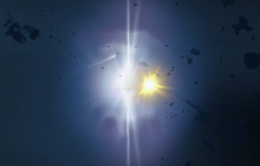 parlaklık ile renkli soyut gökyüzü arka plan