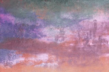 Duvar tuvalinde yağlıboya boya. Soyut doku. Renkli. Çağdaş. 