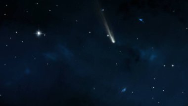 2d illüstrasyon. Derin geniş alan. Yıldızlar, gezegenler ve uydular. Çeşitli bilim kurgu yaratıcı fon. Uzay sanatı. Uzaylı güneş sistemleri. Gerçekçi arka plan 