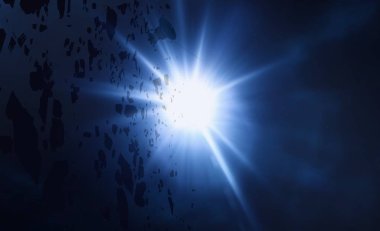 Soyut alan koyu arka plan  