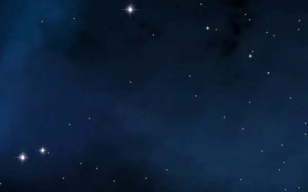 Иллюстрация Глубокое Межзвездное Пространство Звезды Планеты Луны Кометы Различные Научно — стоковое фото