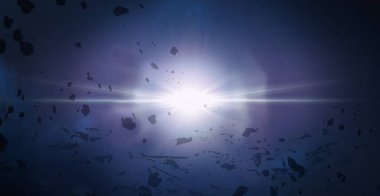 Soyut alan koyu arka plan  