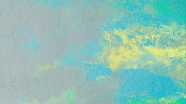 Metin için yeri olan boya lekeleriyle soyut arkaplan