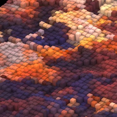 Renkli desenli soyut arkaplan