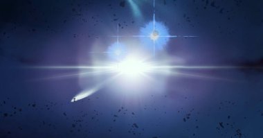 parlaklık ile renkli soyut gökyüzü arka plan