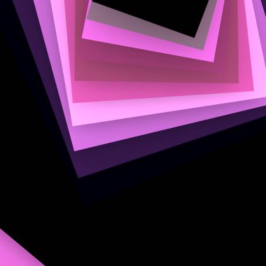 3 boyutlu illüstrasyon. Web modern fon. Renkli desen. Soyut geometrik şekiller. arkaplan.