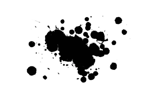 Ілюстрація Чорні Чорнила Стискаються Пофарбуйте Фарбування Яскравий Матеріал Чорно Білі — стокове фото