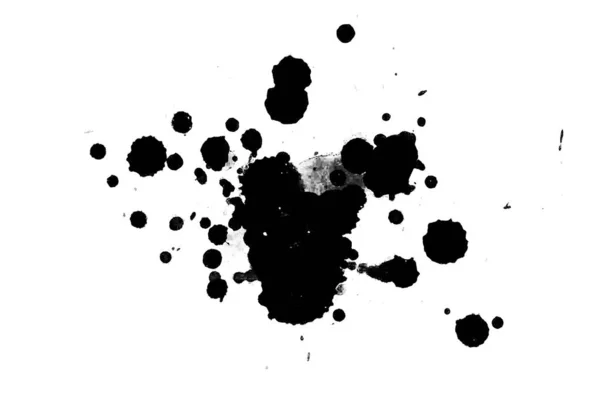 Εικονογράφηση Μαύρο Μελάνι Πιτσιλίσματα Μπογιά Πιτσιλίζει Φωτεινό Υλικό Μαύρες Και — Φωτογραφία Αρχείου