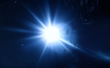 parlaklık ile renkli soyut gökyüzü arka plan