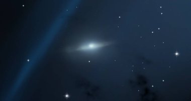 2d illüstrasyon. Derin geniş alan. Yıldızlar, gezegenler ve uydular. Çeşitli bilim kurgu yaratıcı fon. Uzay sanatı. Uzaylı güneş sistemleri. Gerçekçi arka plan 