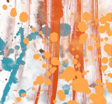 Metin için yeri olan boya lekeleriyle soyut arkaplan