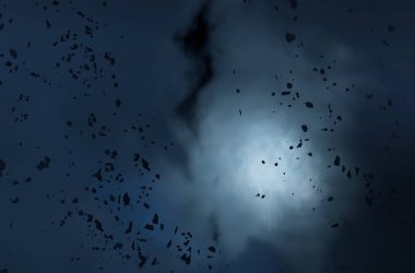 Soyut alan koyu arka plan  