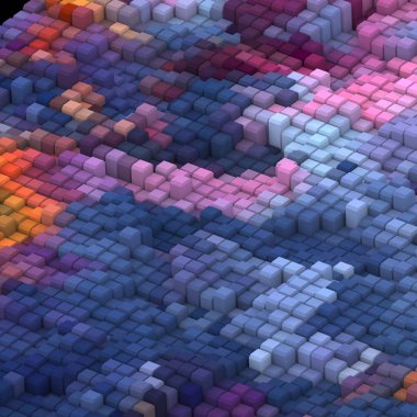 Renkli desenli soyut arkaplan