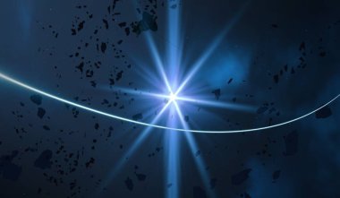 parlaklık ile renkli soyut gökyüzü arka plan