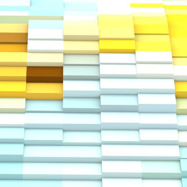 3 boyutlu illüstrasyon. Web modern fon. Renkli desen. Soyut geometrik şekiller. arkaplan.