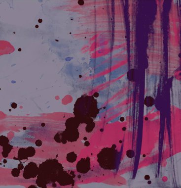 Metin için yeri olan boya lekeleriyle soyut arkaplan