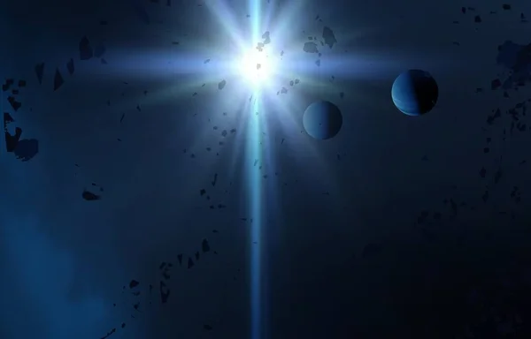 Kosmos Astronomi Bakgrund Universum — Stockfoto