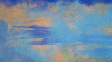 Metin için yeri olan boya lekeleriyle soyut arkaplan