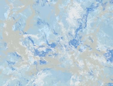 Su damlaları ile mavi arkaplan