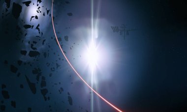 parlaklık ile renkli soyut gökyüzü arka plan