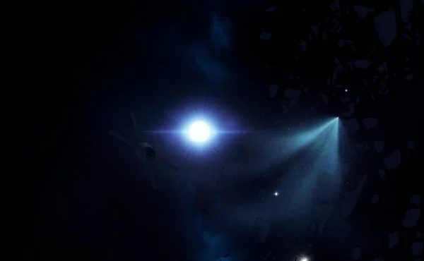 Красивый Астрономический Фон Космоса Звездами — стоковое фото