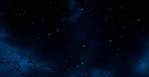 Espaço Escuro Papel Parede Abstrato Com Brilho — Fotografia de Stock