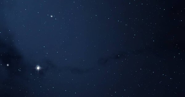 2d illustration. Deep vast space. Stars, planets and moons. Various science fiction creative backdrops. Space art. Alien solar systems. Realistic background 