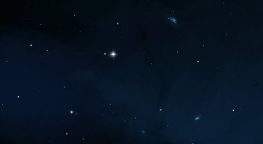 2d illüstrasyon. Derin geniş alan. Yıldızlar, gezegenler ve uydular. Çeşitli bilim kurgu yaratıcı fon. Uzay sanatı. Uzaylı güneş sistemleri. Gerçekçi arka plan 