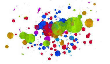 damla ile soyut renkli arka plan