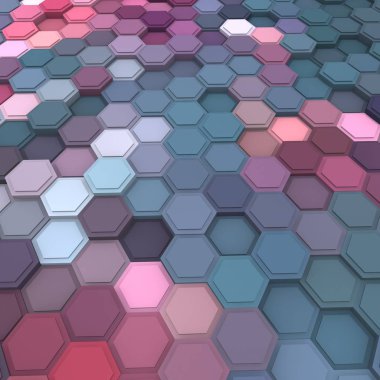 3 boyutlu illüstrasyon. Web modern fon. Renkli desen. Soyut geometrik şekiller. arkaplan.