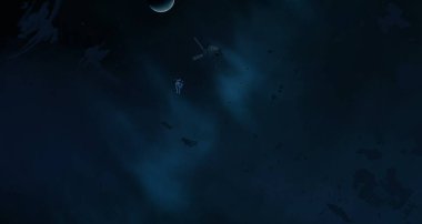 Soyut alan koyu arka plan  