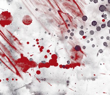 Metin için yeri olan boya lekeleriyle soyut arkaplan