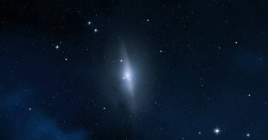 2d illüstrasyon. Derin geniş alan. Yıldızlar, gezegenler ve uydular. Çeşitli bilim kurgu yaratıcı fon. Uzay sanatı. Uzaylı güneş sistemleri. Gerçekçi arka plan 