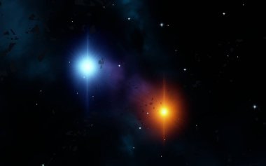 parlaklık ile renkli soyut gökyüzü arka plan