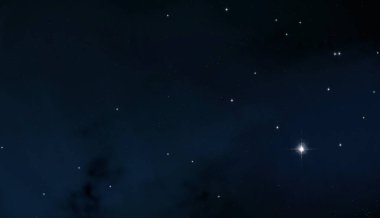 2d illüstrasyon. Derin geniş alan. Yıldızlar, gezegenler ve uydular. Çeşitli bilim kurgu yaratıcı fon. Uzay sanatı. Uzaylı güneş sistemleri. Gerçekçi arka plan 